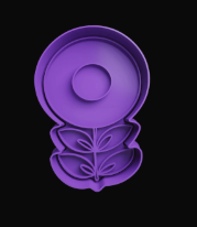Flor Círculo Cortador de Galletas