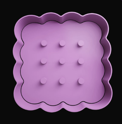 Galleta Cuadrada Cortador de Galletas
