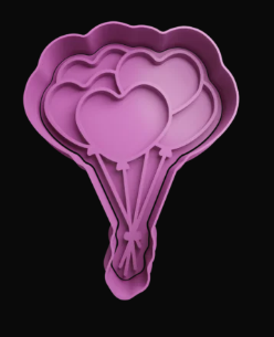 Globos Corazón Cortador de Galletas