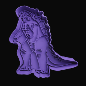 Godzilla Cortador de Galletas