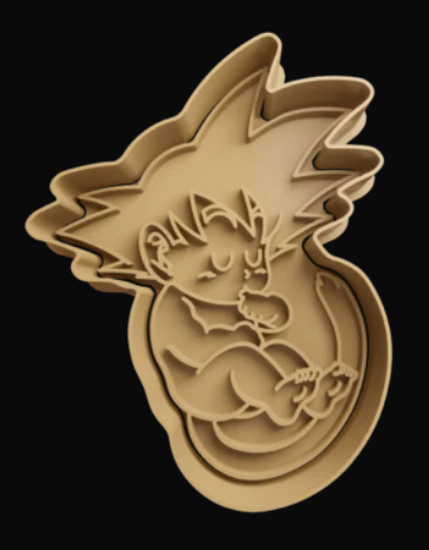 Goku Bebe Cortador de Galletas
