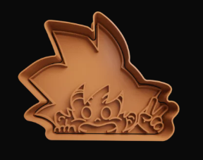 Goku Niño Cortador de Galletas
