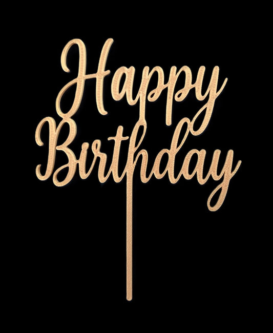 Cake Topper Happy Birthday