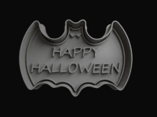 Happy Halloween Murciélago Cortador de Galletas