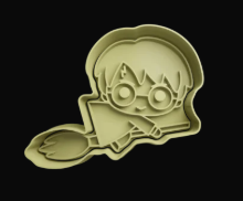 Harry Potter en escoba Cortador de Galletas