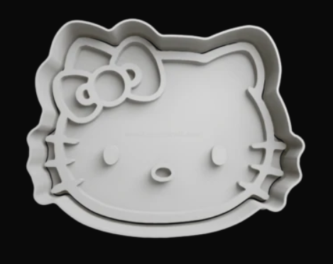 Hello Kitty cabeza Cortador de Galletas