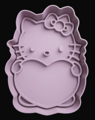 Hello Kitty corazón Cortador de Galletas