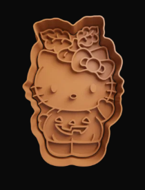 Hello Kitty en Calabaza Cortador de Galletas