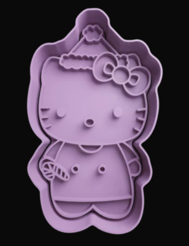 Hello Kitty navidad Cortador de Galletas