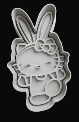 Hello Kitty pascua Cortador de Galletas