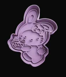 Hello Kitty Pascua Cortador de Galletas