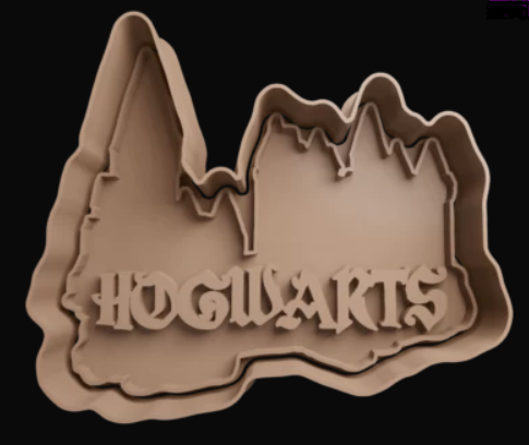 Hogwarts Logo Cortador de Galletas