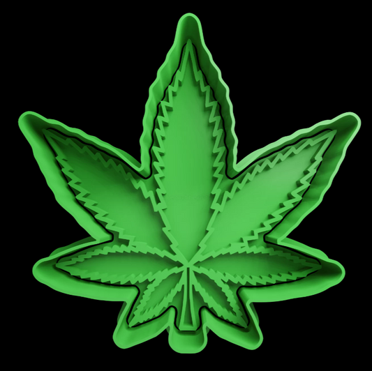 Hoja de Cannabis Cortador de Galletas