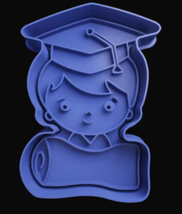 Hombre Graduación Cortador de Galletas