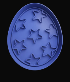 Huevo con Estrellas Cortador de Galletas