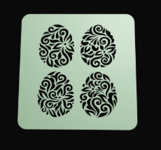 Stencil Huevos de Pascua