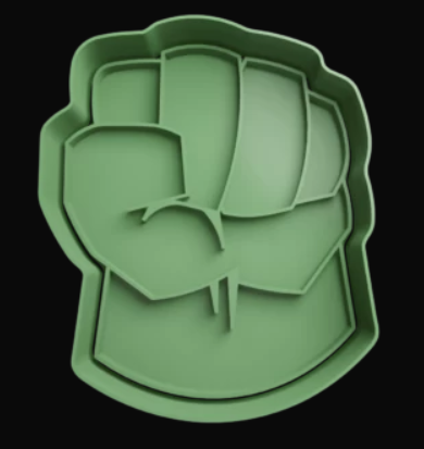 Hulk puño Cortador de Galletas