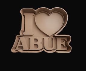 I Love Abue Cortador de Galletas