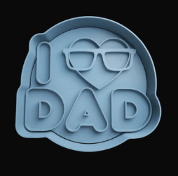 I Love Dad Cortador de Galletas