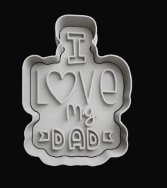 I Love my Dad Cortador de Galletas