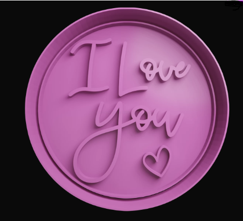 I Love You Cortador de Galletas