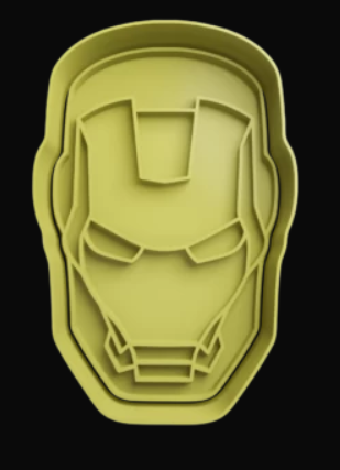 Iron Man casco Cortador de Galletas