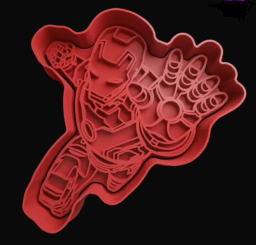Iron Man Cortador de Galletas
