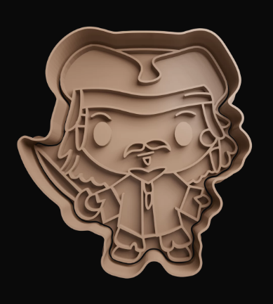 Jack Sparrow Cortador de Galletas