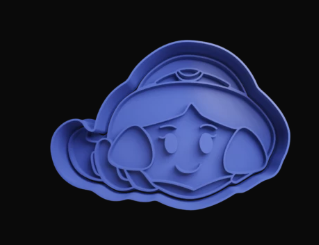 Jazmin cute Cabeza Cortador de Galletas