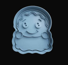 Galleta de Gengibre con Etiqueta Cortador de Galletas
