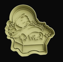 Jesús en Pesebre Cortador de Galletas
