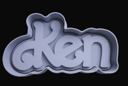 Ken Logo Cortador de Galletas