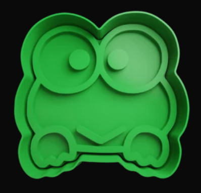 Keroppi cara Cortador de Galletas