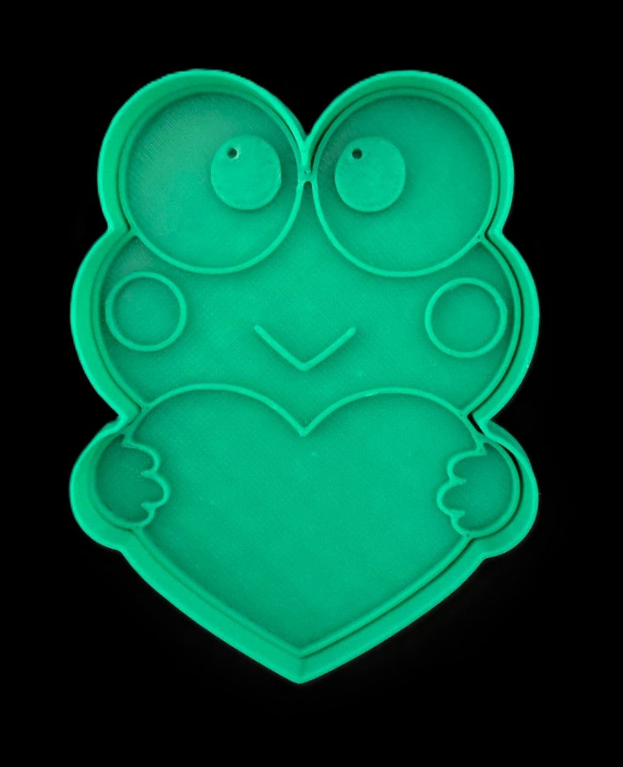 Keroppi con corazón Cortador de Galletas