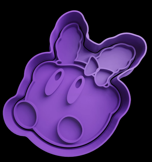 Kirby con Orejas Cortador de Galletas