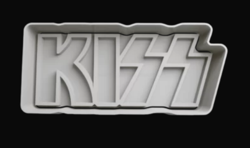 Kiss Logo Cortador de Galletas
