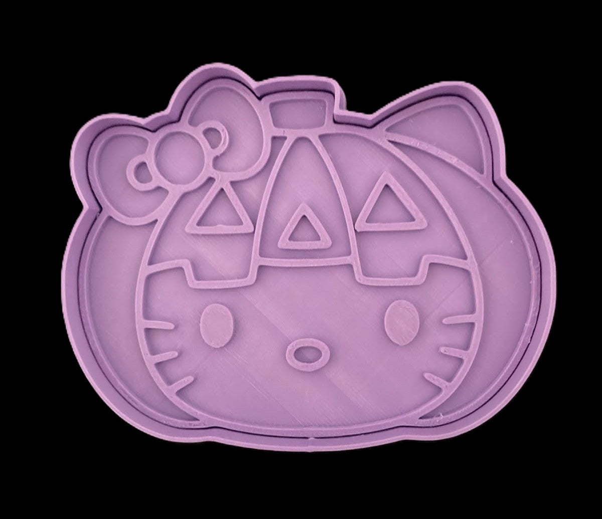 Hello Kitty Calabaza cara Cortador de Galletas