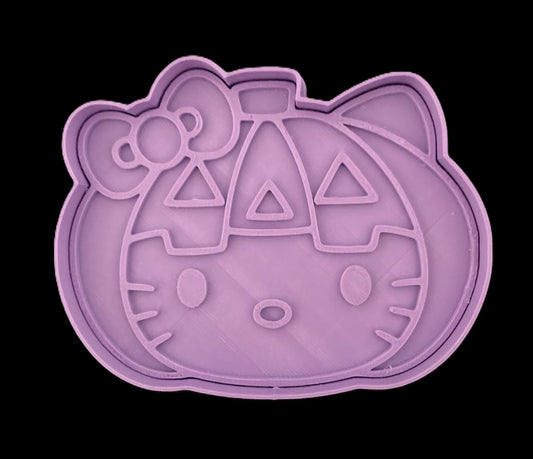 Hello Kitty Calabaza cara Cortador de Galletas