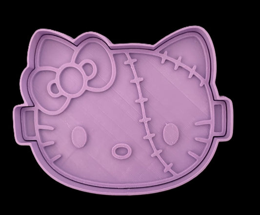 Hello Kitty Frankenstein cara Cortador de Galletas
