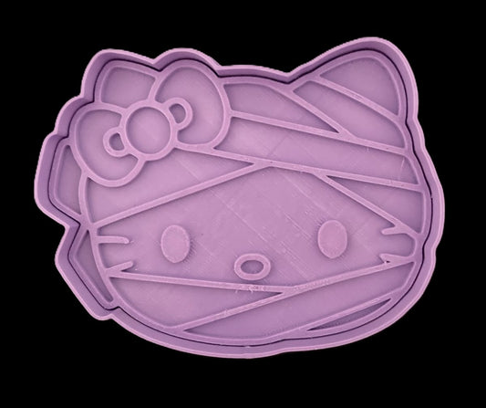 Hello Kitty Momia cara Cortador de Galletas