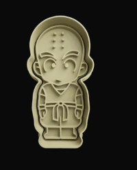 Krilin Chibi Cortador de Galletas