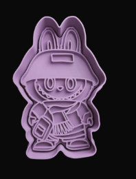 Labubu Explorador Cortadot de Galletas