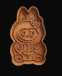 Labubu Halloween Cortador de Galletas