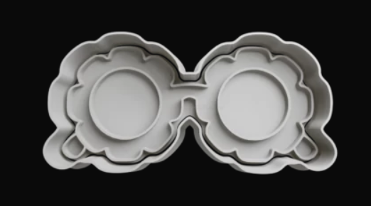 Lentes Flor Cortador de Galletas