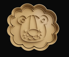 Leon cabeza Cortador de Galletas