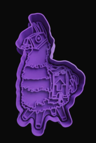 Llama Fornite Cortador de Galletas