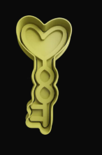 Llave con Corazón Cortador de Galletas