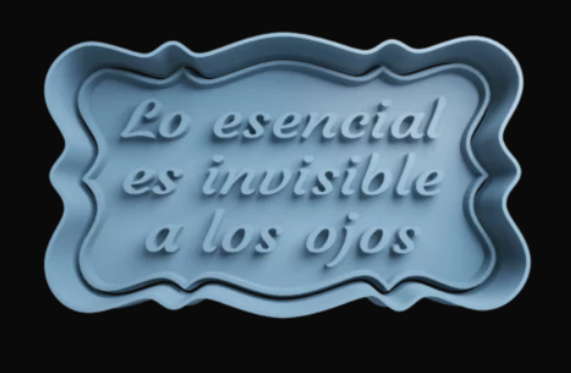 Lo esencial es invisible a los ojos Cortador de Galletas