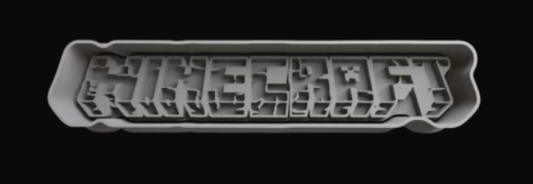 Minecraft Logo Cortador de Galletas