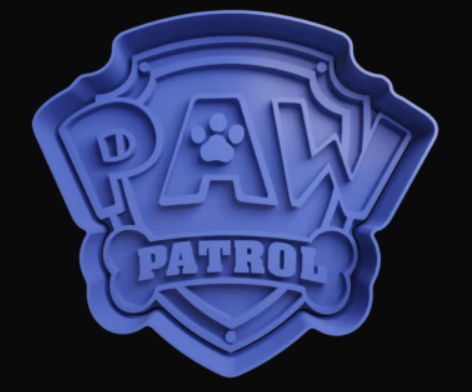 Paw Patrol Logo Cortador de Galletas